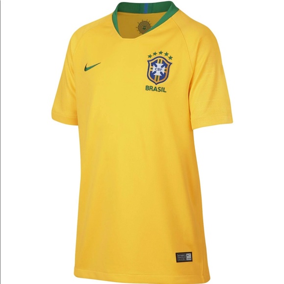 Nike Other - Nike Brazil 2018 Stadium Home Soccer Jersey